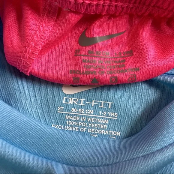 Nike toddler girls tee & shorts outfit size 2T(NWT) ~PRICE IS FIRM, NO OFFERS~ - Picture 4 of 4